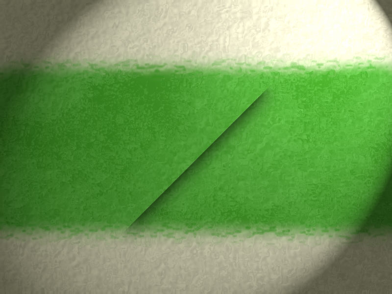 Taglio della tela verde