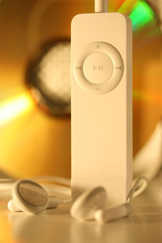 iPod Shuffle con CD sfoglia oro