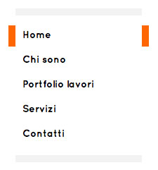 Esempio Menu navigatore verticale 10