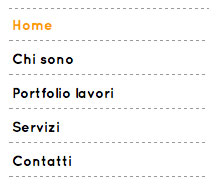 Esempio Menu navigatore verticale 3