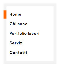 Esempio Menu navigatore verticale 7