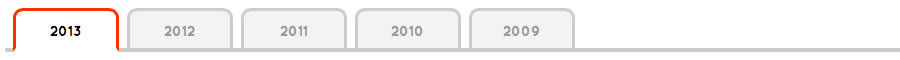 Esempio Tabs orizzontale 3