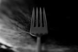 Fork in black