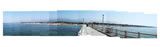 Fotocostruzione molo e spiaggia di Forte dei Marmi