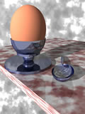 Eggcup with spoon