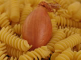 Pasta e scalogno