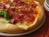 Pizza al prosciutto crudo