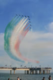 Frecce Tricolori sul Pontile di Marina di Pietrasanta
